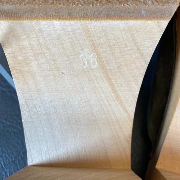 Swedish Hasbeens Suede Combo Clog Sandal Women's 38 - Picture 10 of 10